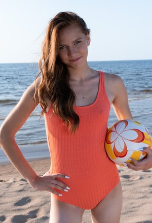 18 year old beauty Iveta B getting face sexyed and swallows cum